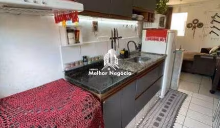 Apartamento à venda 49m²; 2 dormitórios (Quartos) - Residencial Recanto dos Sabiás - no Bairro Parque Bom retiro - Paulínia/SP