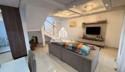 Casa 172m² de construção, à venda, 3 Dormitórios 4 banheiros Residencial Nova Água Branca II, Piracicaba, SP
