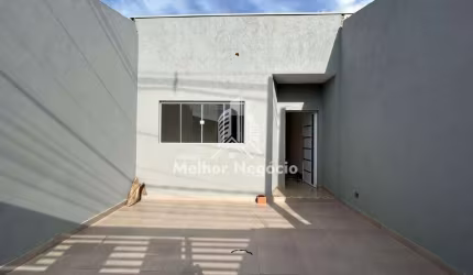 Casa à venda com 2 dormitórios, sendo 1 suíte no bairro Jardim Lucélia- Sumaré/SP.