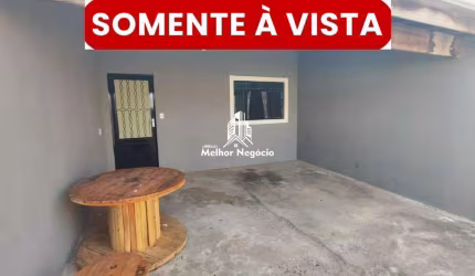 (NÃO ACEITA FINANCIAMENTO) Casa com 02 dormitórios (01 suíte) à venda no Loteamento Residencial Novo Mundo, Campinas-SP