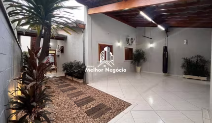 Linda! Casa 120m² de construção, à venda, 3 Dormitórios (Quartos), 2 banheiro Jardim Oriente, Piracicaba, SP