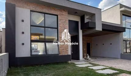 Casa à venda com 03 quartos (3 suítes), no Condomínio Residencial Royal Garden em Paulínia/SP