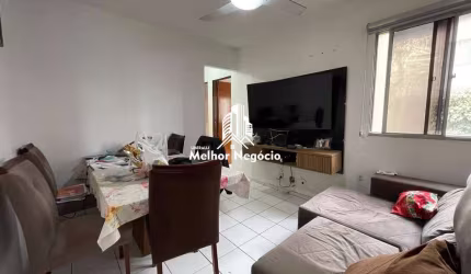 Apartamento à venda com 2 dormitórios e 1 banheiro no Condomínio Abaeté 12 em Campinas - Excelente localização!