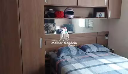 Apartamento à venda no Condomínio Parque dos Alpes – Bairro Jardim da Colina Verde, Limeira, SP Apartamento térreo com 2 dormitórios, 1 banheiro e 1 v