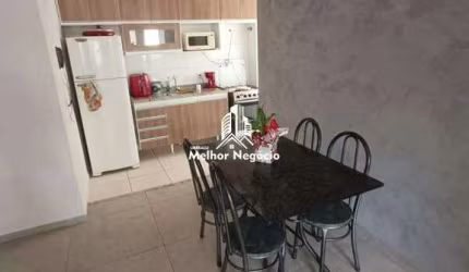Apartamento à venda com 02 dormitórios (quartos), sendo 01 deles suíte, no Condomínio Portal dos Rubis em Hortolândia/SP.