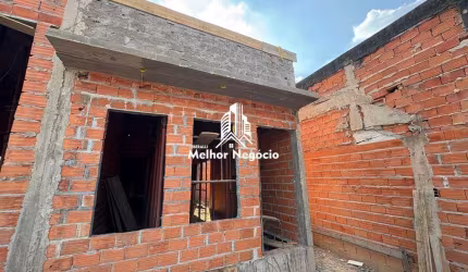Casa nova com 2 dormitórios (01 suíte) à venda em Sumaré.