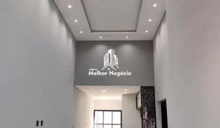 Casa à venda, 3 Quartos, 2 banheiros Condomínio Villagio Clotilde Brossi - Água Branca - Piracicaba SP
