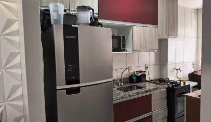 Apartamento planejado de 2 dormitórios à venda, 48 m² por R$ 225.000,00 - Condomínio Residencial Galena - Salto/SP