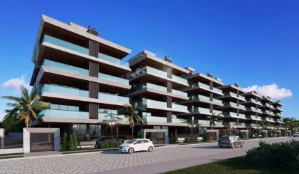 Apartamentos de 3 suítes de frente pro mar