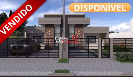 Casa nova com 3 quartos e piscina na quadra do mar