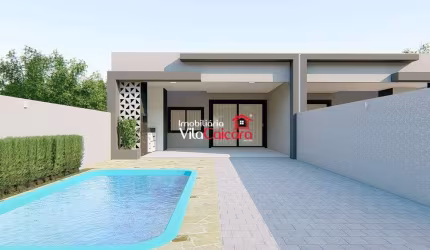 Casa nova com piscina perto do mar