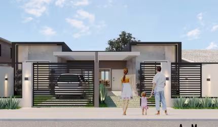 Casa com 3 quartos à venda na Rua Telêmaco Borba, 1186, Riviera, Matinhos, 86 m2 por R$ 480.000