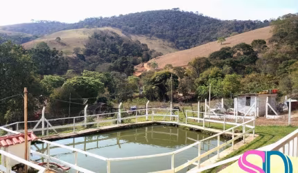 Excelente chácara, com poços de piscicultura e piscinas, para venda ou locação, em São José do Alegre - MG