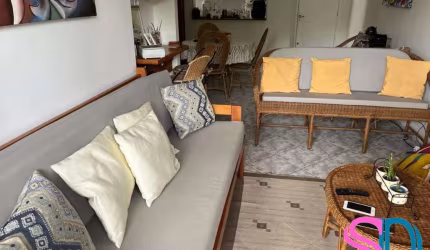 Apartamento com 02 dormitórios, mobiliado, para venda no bairro Itaguá, em Ubatuba - SP.