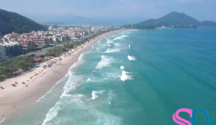 Terreno para incorporação imobiliária, com 1.056 m2, e projeto aprovado, na Praia Grande, em Ubatuba - SP