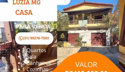 Casa com 3 quartos à venda no Dona Rosarinha, Santa Luzia , 360 m2 por R$ 410.000
