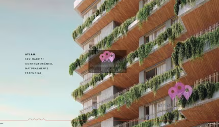 Apartamento 2 Quartos para Venda em Curitiba, Batel, 2 dormitórios, 2 suítes, 3 banheiros, 2 vagas