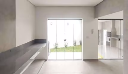 Casa à venda no Santana em Varginha com churrasqueira, 2 quartos, 1 suíte, 2 banheiros e 2 vagas