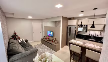 Apartamento São  Francisco de Assis com sacada c/ churrasqueira