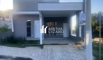 Casa Térrea com 03 dormitórios sendo uma suíte - 102m² - Condomínio Residencial Recanto Tropical - Taubaté - SP