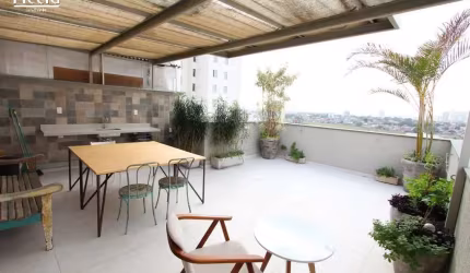 Apartamento duplex cobertura três dormitórios mobiliado no Parque Industrial