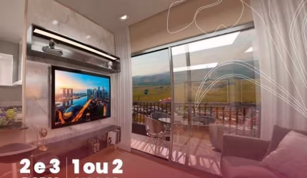 Amarilis Lançamento - Apartamento de 66,14 m² - 2 Dorms 1 Suíte e 2 VAGAS - Entrada 15% mais 150 mensais e 5 Anuais - Direto com a construtora!