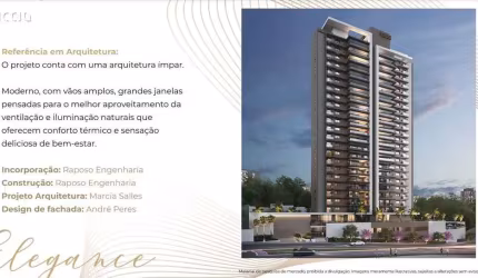 Lançamento no Vila Ema SJC - Edifício VOLPE Elegance Vila Ema - SJC/SP - Apartamento de 4 Dorms ou 3 Suítes com 188 m² 3 Vagas
