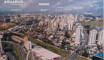 Apto à venda no Aquarius - 149 m² Andar Alto FUNDOS - Montante Living Design - 3 SUÍTES ou 4 Dorms (2 Suítes) Torre A - Melhor Vista de SJC!