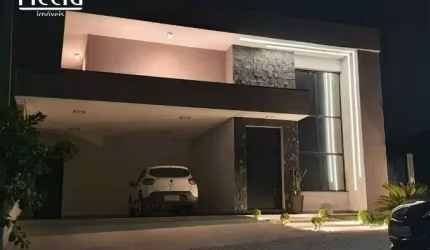 Linda Casa no Condomínio Santa Monica em Caçapava, recém construída, com 3 dormitórios.