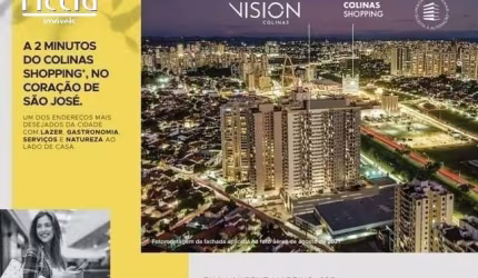 Ao lado do Shopping Colinas - Vision 58m2 - 2 dorms, suíte