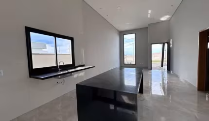 Casa térrea nova com 3 dormitórios no Condomínio Reserva Rudá em São José dos Campos.