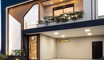 Lindo Sobrado no Condomínio Vivva em Jacareí - 4 Suítes com 258 m² de construção