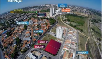 Terreno de 1.078 m2 no Vila Industrial/Vista Linda em São José dos Campos