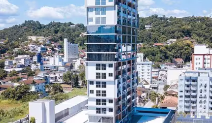 Apartamento com 1 quarto à venda na Rua Heinrich Hosang, 605, Victor Konder, Blumenau, 35 m2 por R$ 445.000