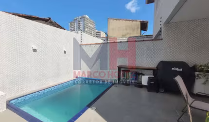 Sobrado com 3 quartos, Guilhermina, Praia Grande - R$ 860 mil, Cod: 206489