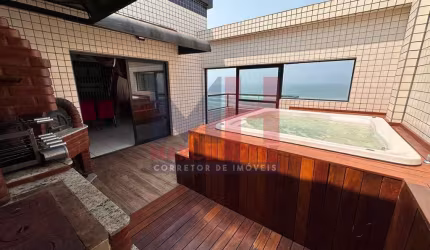 Cobertura com 2 dorms, Aviação, Praia Grande, Cod: 207044