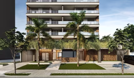 Apartamentos á Pinheiros, São Paulo, com unidades de 105 a 130 m², 3 quartos (1 a 3 suítes), 3 a 4 banheiros e 2 a 3 vagas de garagem.
