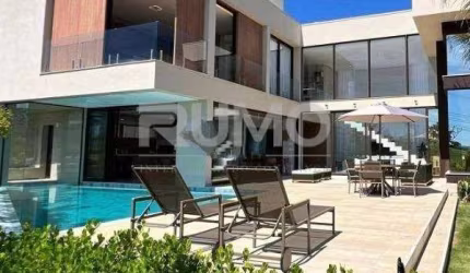 Casa em condomínio fechado com 4 quartos à venda na Rua das Palmas, 01, Alphaville Dom Pedro, Campinas, 446 m2 por R$ 5.800.000