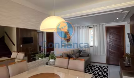 Casa duplex com 4 quartos sendo 1 suíte Sol da manhã com 2 vagas de garagem &amp;#128205;Parque Residencial Laranjeiras 
