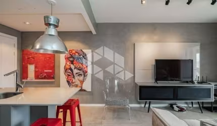 Apartamento 1 quarto de alto padrão a venda no bairro Petrópolis em Porto Alegre.