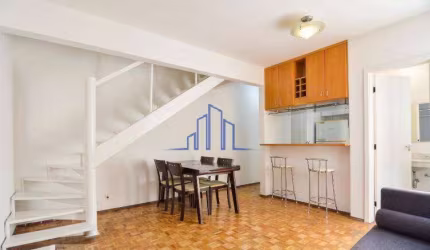 Apartamento Duplex mobiliado com 2 dormitórios à venda, 65 m² Alphaville/SP