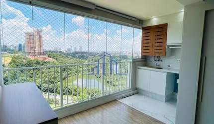 Apartamento com 2 suítes para alugar, 69m²,  R$ 6.290,00 p/mês - Alphaville