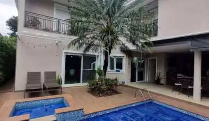 Casa mobiliada para alugar, 450m² por R$ 26.600.00/mês- Alphaville/SP