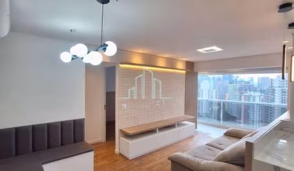 Apartamento mobiliado com 50m², aluguel mensal  por R$ 5.500 - Alphaville