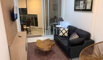 Apartamento 1 dormitório para aluguel, 50m²,  R$ 4.650,00  - Alphaville/SP