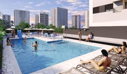 Apartamento 2 dorm. (1st+1vg) estação Dom Bosco