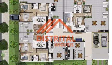 Cobertura a venda, 3 quartos, 1 suíte, 2 vagas, Bairro Itapoá