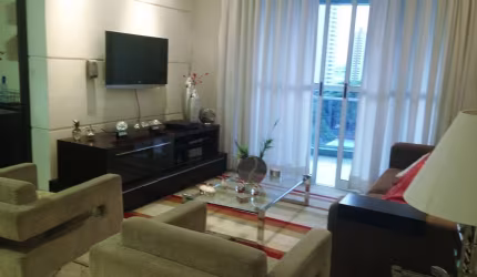 Apartamento de 143 m² amplo e aconchegante para você e sua família. São 4 suítes, lavabo, 2 vagas de