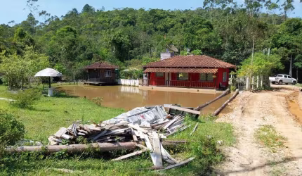 Chácara para Venda em Barra Velha, Rio do Peixe, 2 dormitórios, 2 banheiros