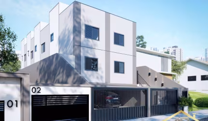 Sobrados Novos, Fase de Construção, 3 Dormitórios, 2 Vagas em Carapicuíba.